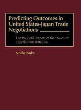 【预售】Predicting Outcomes in United States-Japan Trade