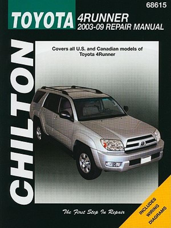 【预售】chilton's toyota 4runner 2003-09 repair manual