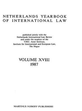 【预售】Netherlands Yearbook of International Law, 1987