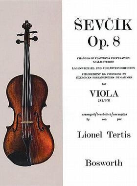 【预售】Sevcik for Viola, Opus 8: Changes of Position