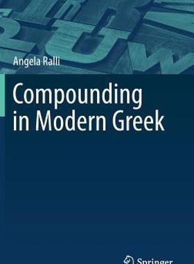 【预售】Compounding in Modern Greek