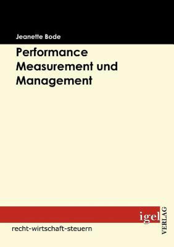 【预售】Performance Measurement Und Management