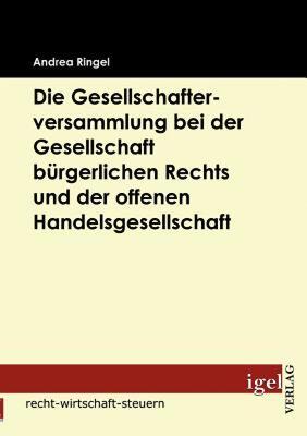 【预售】Die Gesellschafterversammlung Bei Der Gesellschaft B