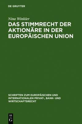 【预售】Das Stimmrecht Der Aktionare in Der Europaischen