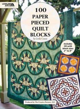 【预售】100 Paper Pieced Quilt Blocks with Bonus CD (Leisure