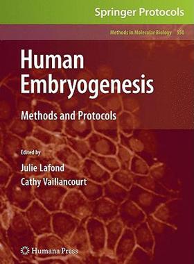 【预售】Human Embryogenesis: Methods and Protocols