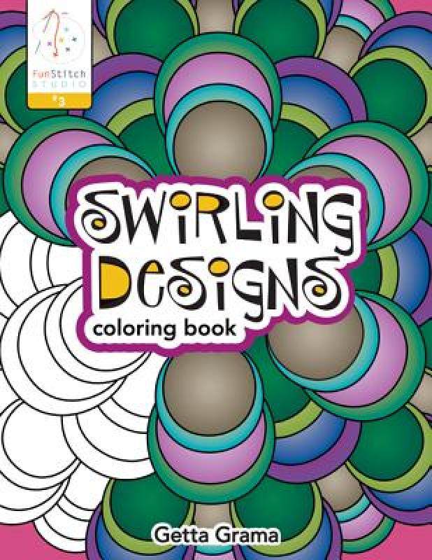 【预售】swirling designs coloring book: teaches you: color