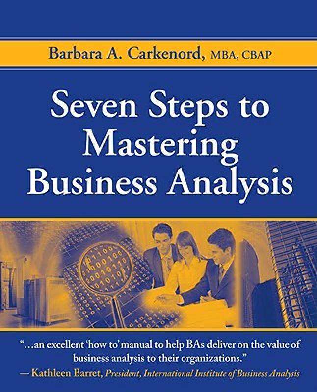 【预售】seven steps to mastering business analysis