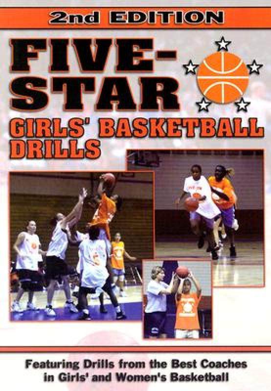 【预售】five star basketball: girls basketball drills
