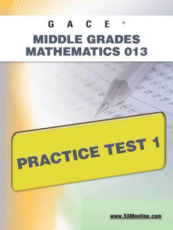 【预售】Gace Middle Grades Mathematics 013 Practice Test 1