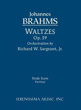 【预售】Waltzes, Op. 39 - Study Score