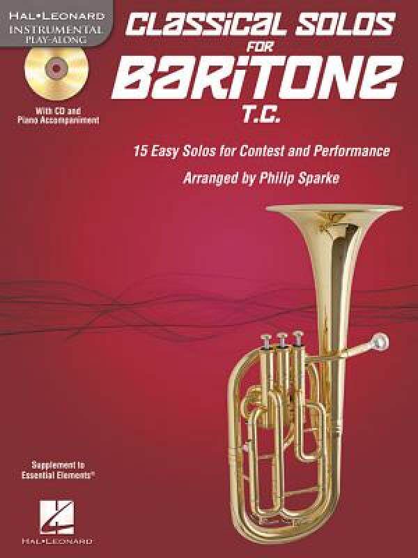 【预售】Classical Solos for Baritone: 15 Easy Solos for