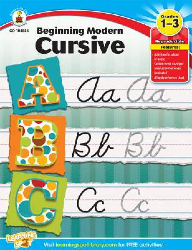 【预售】Beginning Modern Cursive, Grades 1-3