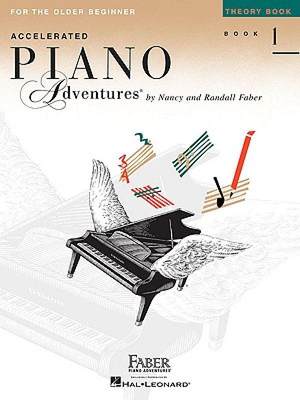 1级乐理 菲伯尔钢琴快速教程 英文原版 Accelerated Piano Adventures Book 1 Theory Book: