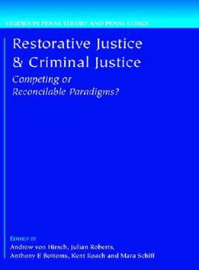 【预售】Restorative Justice and Criminal Justice