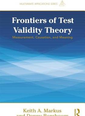 【预售】Frontiers of Test Validity Theory: Measurement
