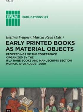 【预售】Early Printed Books as Material Objects: Proceeding
