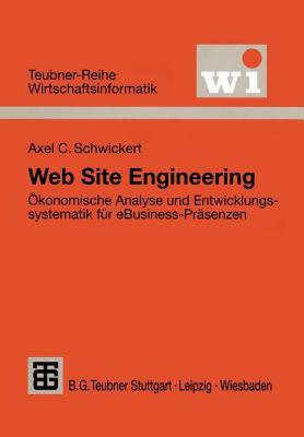 【预售】Web Site Engineering: Okonomische Analyse Und