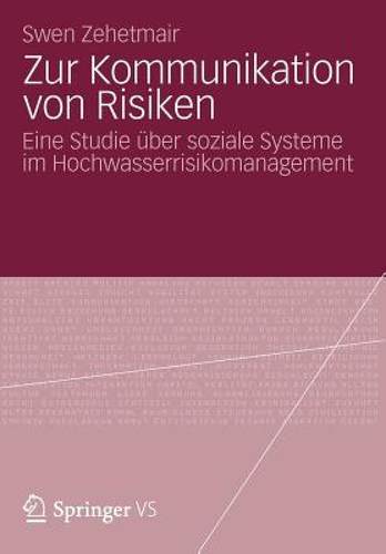 【预售】Zur Kommunikation Von Risiken: Eine Studie Uber-封面