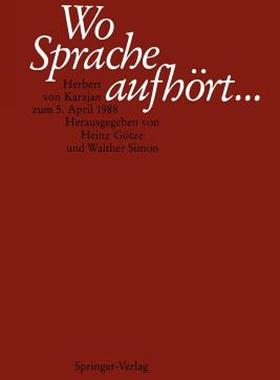 【预售】Wo Sprache Aufh Rt....: Herbert Von Karajan Zum 5.