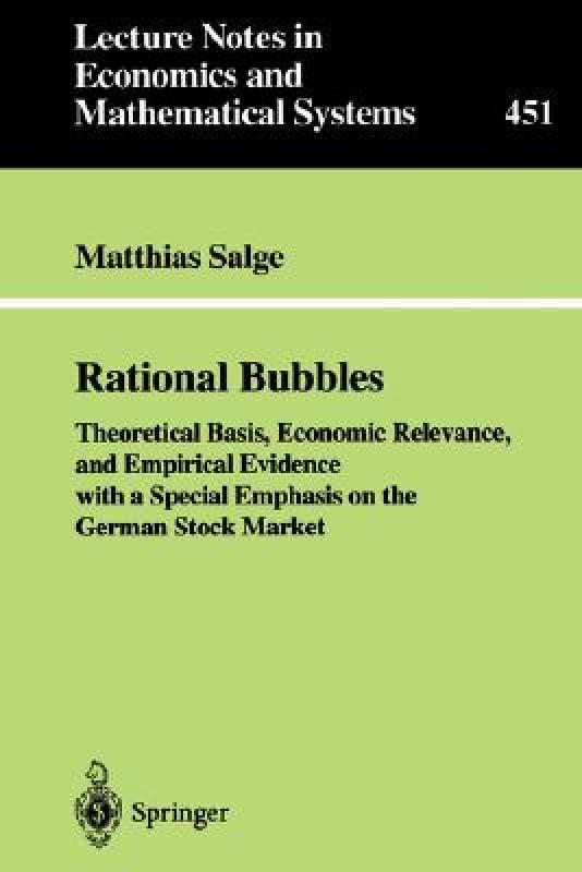 【预售】Rational Bubbles: Theoretical Basis, Economic