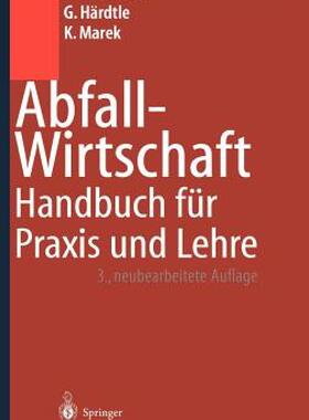 【预售】Abfallwirtschaft: Handbuch F R Praxis Und Lehre