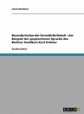 【预售】Besonderheiten Der Variet T Berlinisch - Am Beispiel