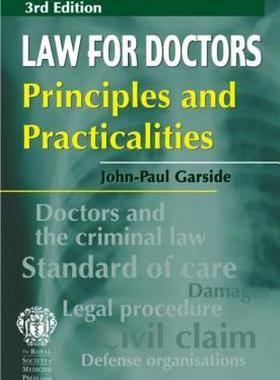 【预售】Law for Doctors: Principles and Practicalities