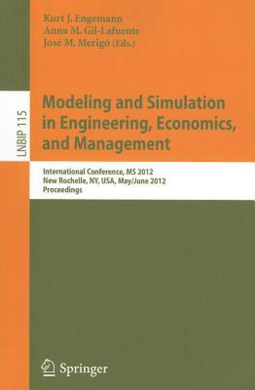 【预售】Modeling and Simulation in Engineering, Economics