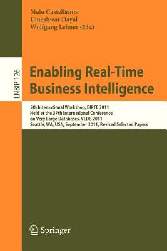 【预售】Enabling Real-Time Business Intelligence: 5th