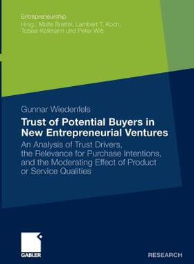 【预售】Trust of Potential Buyers in New Entrepreneurial