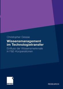 【预售】Wissensmanagement Im Technologietransfer: Einfluss