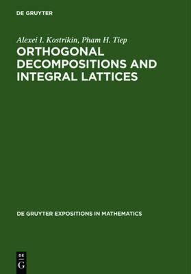 【预售】Orthogonal Decompositions and Integral Lattices