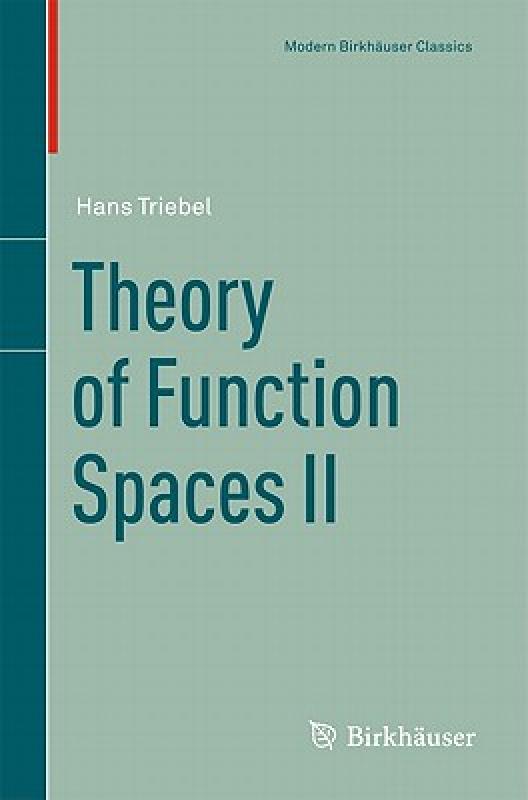 【预售】Theory of Function Spaces II