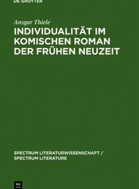 【预售】Individualitat Im Komischen Roman Der Fruhen