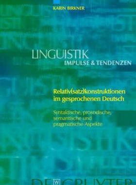 【预售】Relativ(satz)Konstruktionen Im Gesprochenen Deutsch
