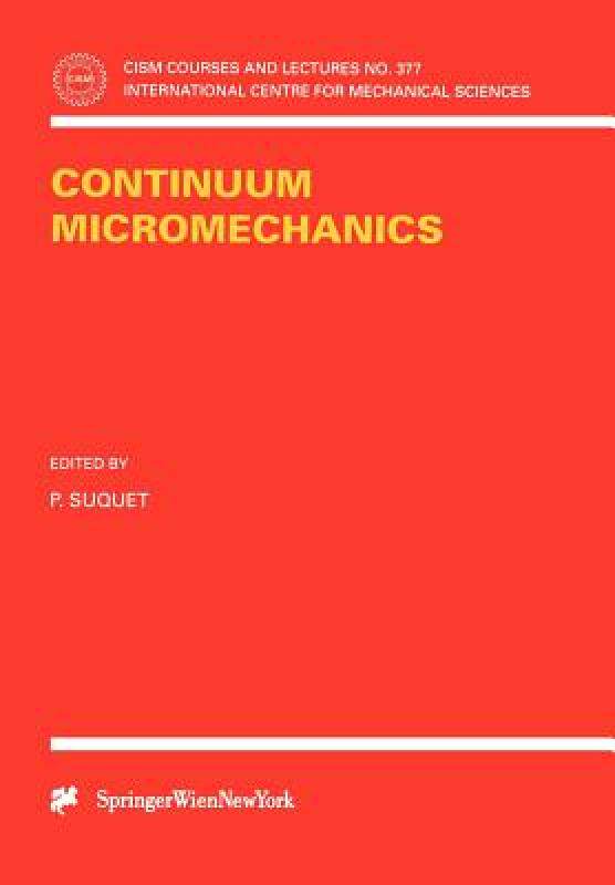 【预售】Continuum Micromechanics
