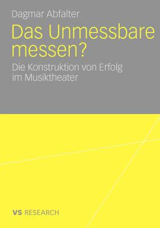 【预售】Das Unmessbare Messen?: Die Konstruktion Von Erfolg