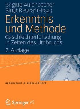 【预售】Erkenntnis Und Methode: Geschlechterforschung in
