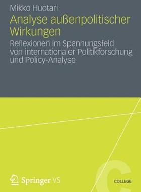 【预售】Analyse Aussenpolitischer Wirkungen: Reflexionen Im