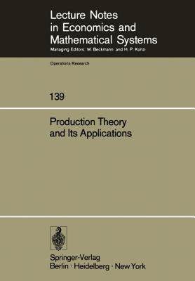 【预售】Production Theory and Its Applications: Proceedings