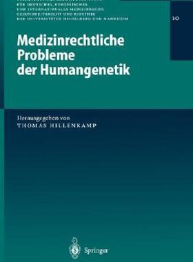 【预售】Medizinrechtliche Probleme Der Humangenetik