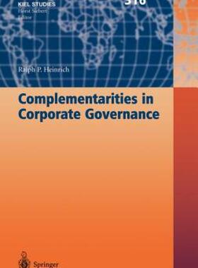 【预售】Complementarities in Corporate Governance