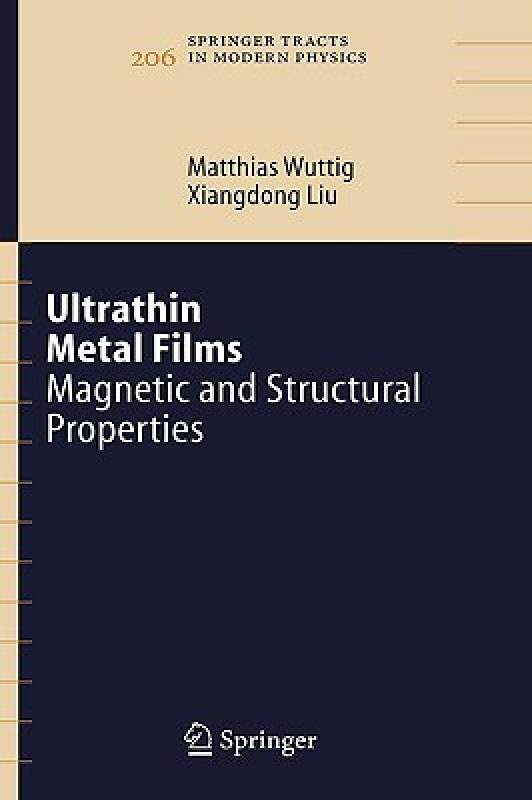 【预售】Ultrathin Metal Films: Magnetic and Structural