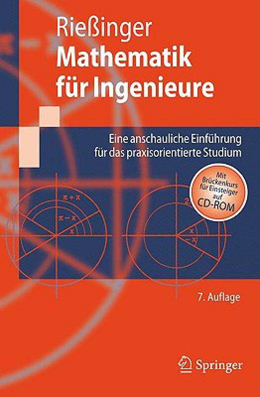【预售】Mathematik Fur Ingenieure: Eine Anschauliche