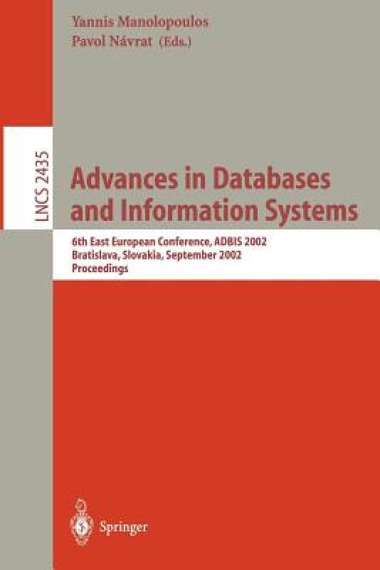 【预售】Advances in Databases and Information Systems: 6th