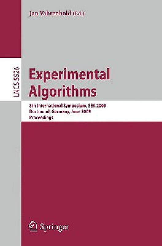 【预售】Experimental Algorithms: 8th International Symposium