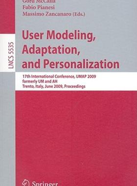 【预售】User Modeling, Adaptation, and Personalization