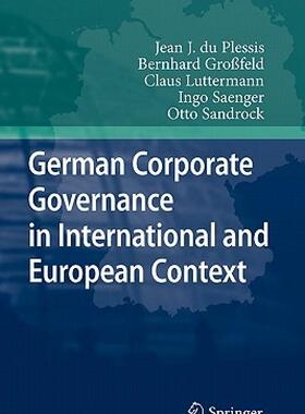 【预售】German Corporate Governance in International and