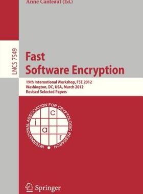 【预售】Fast Software Encryption: 19th International
